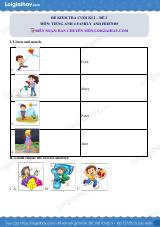 Đề thi học kì 2 Tiếng Anh 4 Family and Friends - Đề số 2